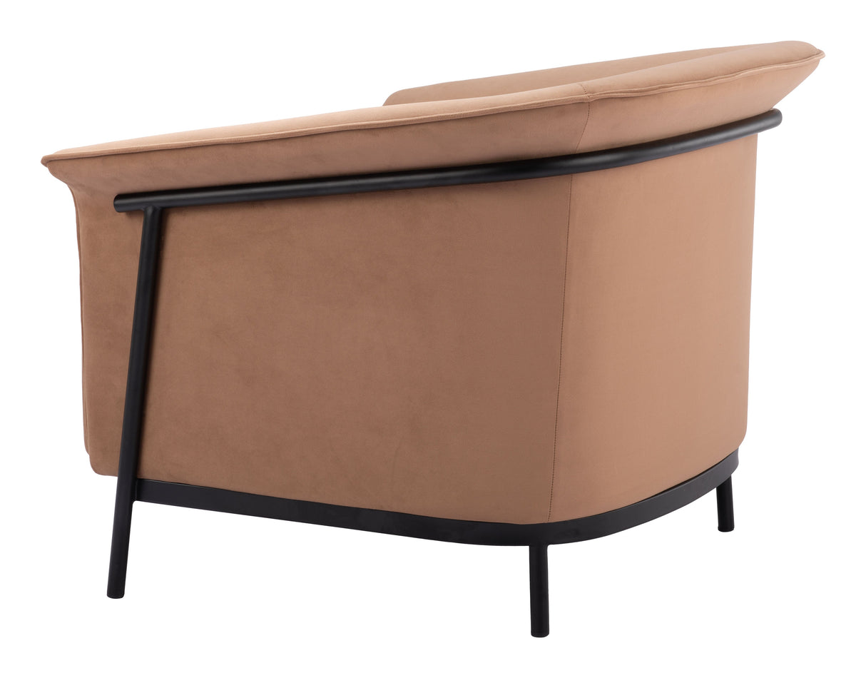 Burry Tan Accent Chair by Zuomod at Eve Furniture