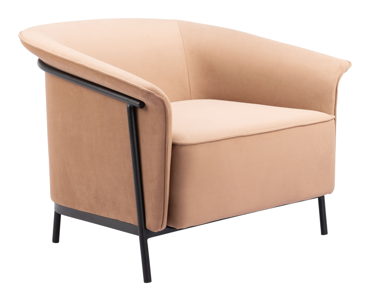 Burry Tan Accent Chair by Zuomod at Eve Furniture
