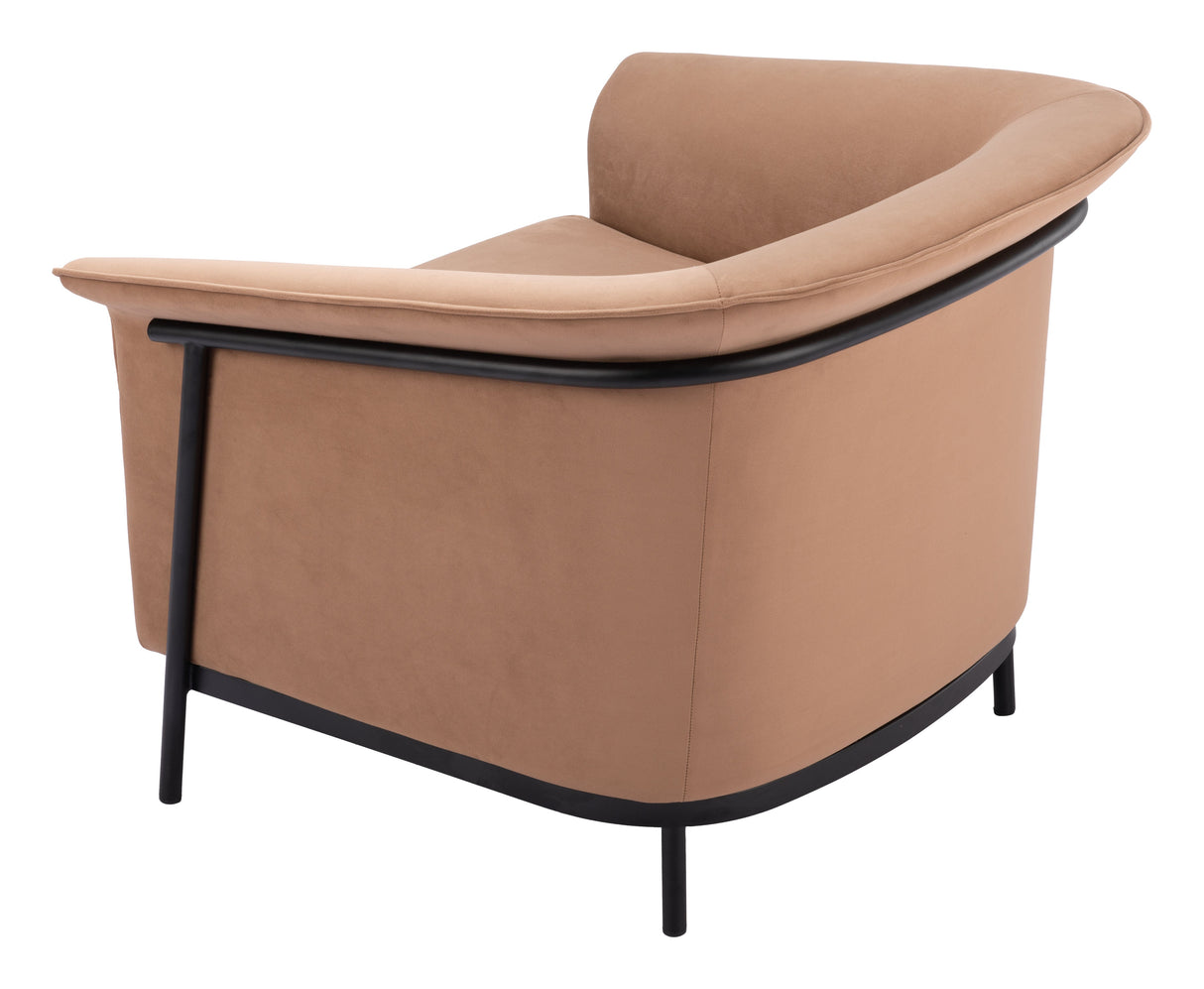 Burry Tan Accent Chair by Zuomod at Eve Furniture