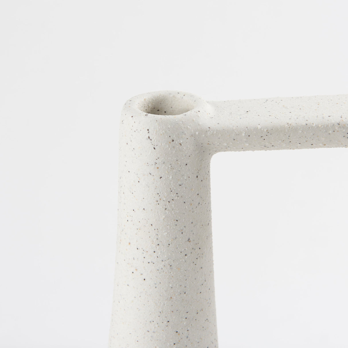 Burton 13.1H Large White and Black Ceramic Jug Vase by Mercana at Eve Furniture