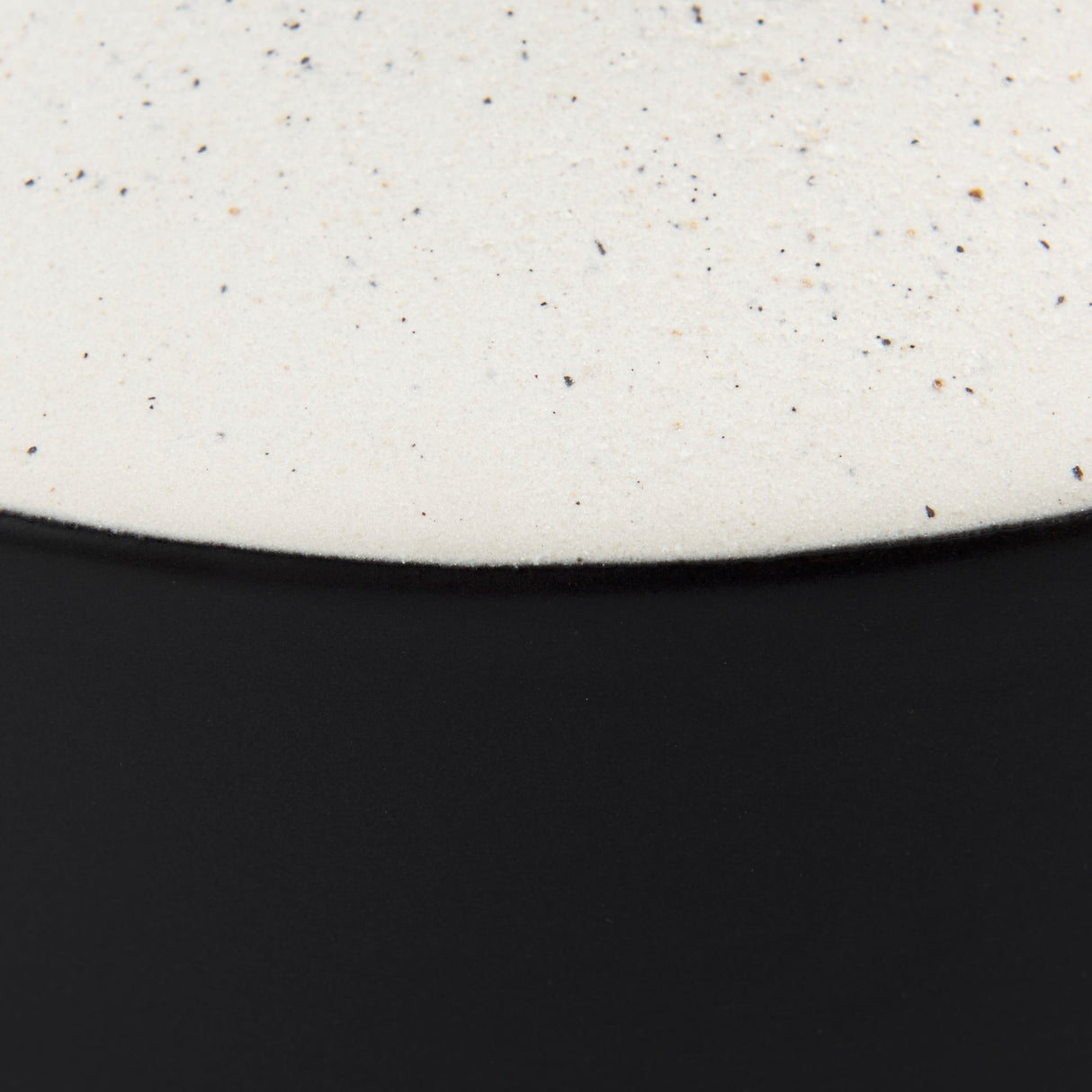 Burton 13.1H Large White and Black Ceramic Jug Vase by Mercana at Eve Furniture