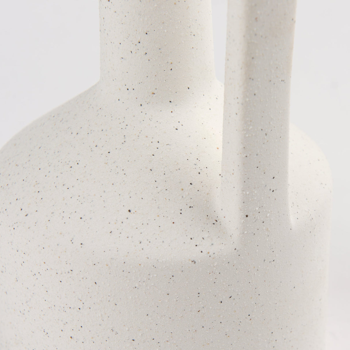 Burton 17.1H Large White Ceramic Jug Vase by Mercana at Eve Furniture