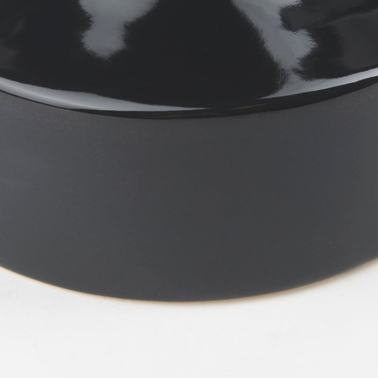 Burton 8.3H Small Glossy and Matte Black Ceramic Jug Vase by Mercana at Eve Furniture