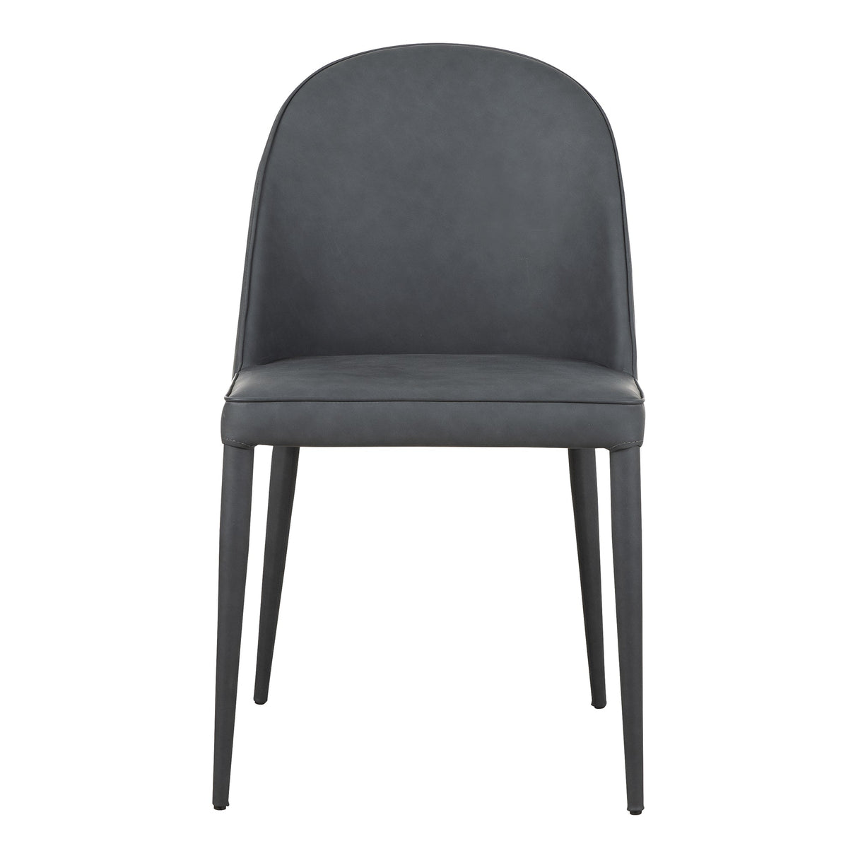 Burton Black Fade Vegan Leather Dining Chair (Set of 2) by MOES at Eve Furniture