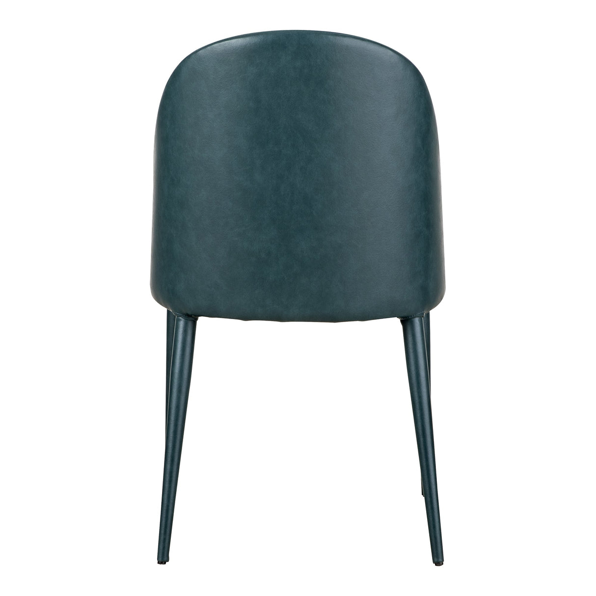 Burton Dark Teal Vegan Leather Dining Chair (Set of 2) by MOES at Eve Furniture