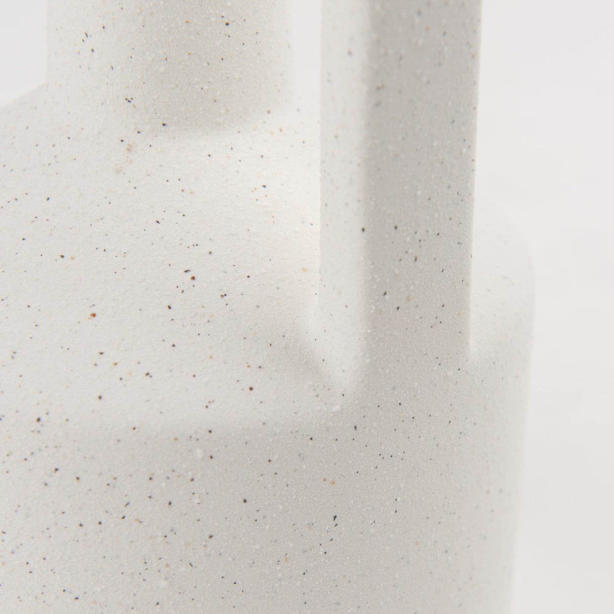 Burton Small White Ceramic Jug Vase by Mercana at Eve Furniture