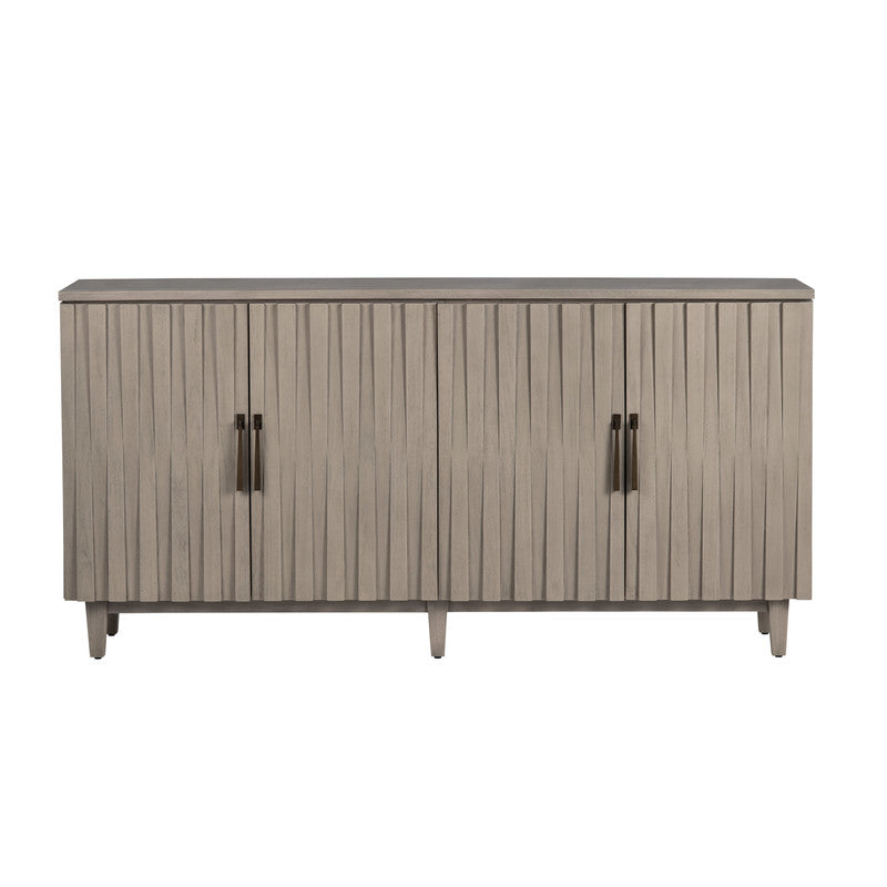 Butler Tan Four-Door Sideboard by Crestview at Eve Furniture
