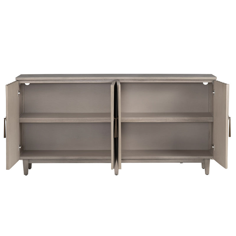 Butler Tan Four-Door Sideboard by Crestview at Eve Furniture