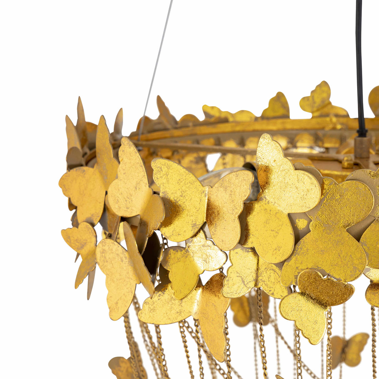 Butterfly Gold Chandelier by TOV Furniture at Eve Furniture