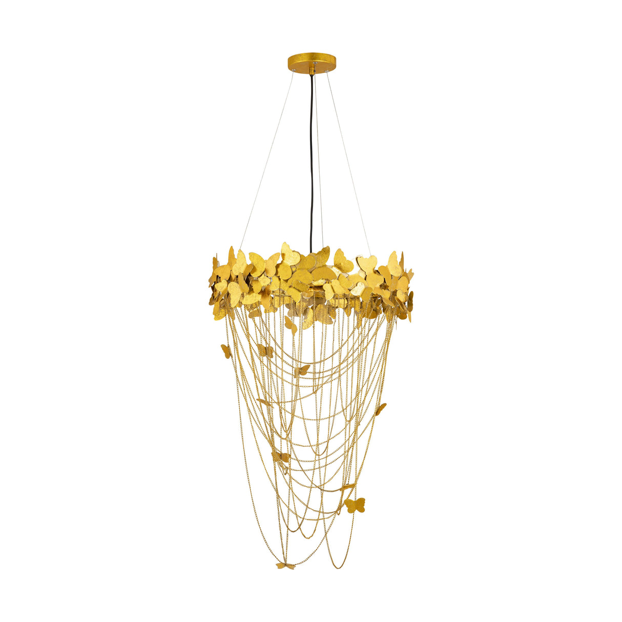 Butterfly Gold Chandelier by TOV Furniture at Eve Furniture