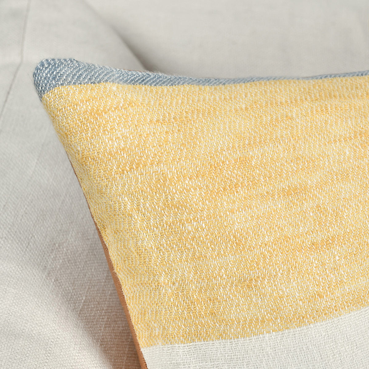 BW Crawford Yellow Multi 22x22 Throw Pillow (Set of 2) by Classic Home at Eve Furniture