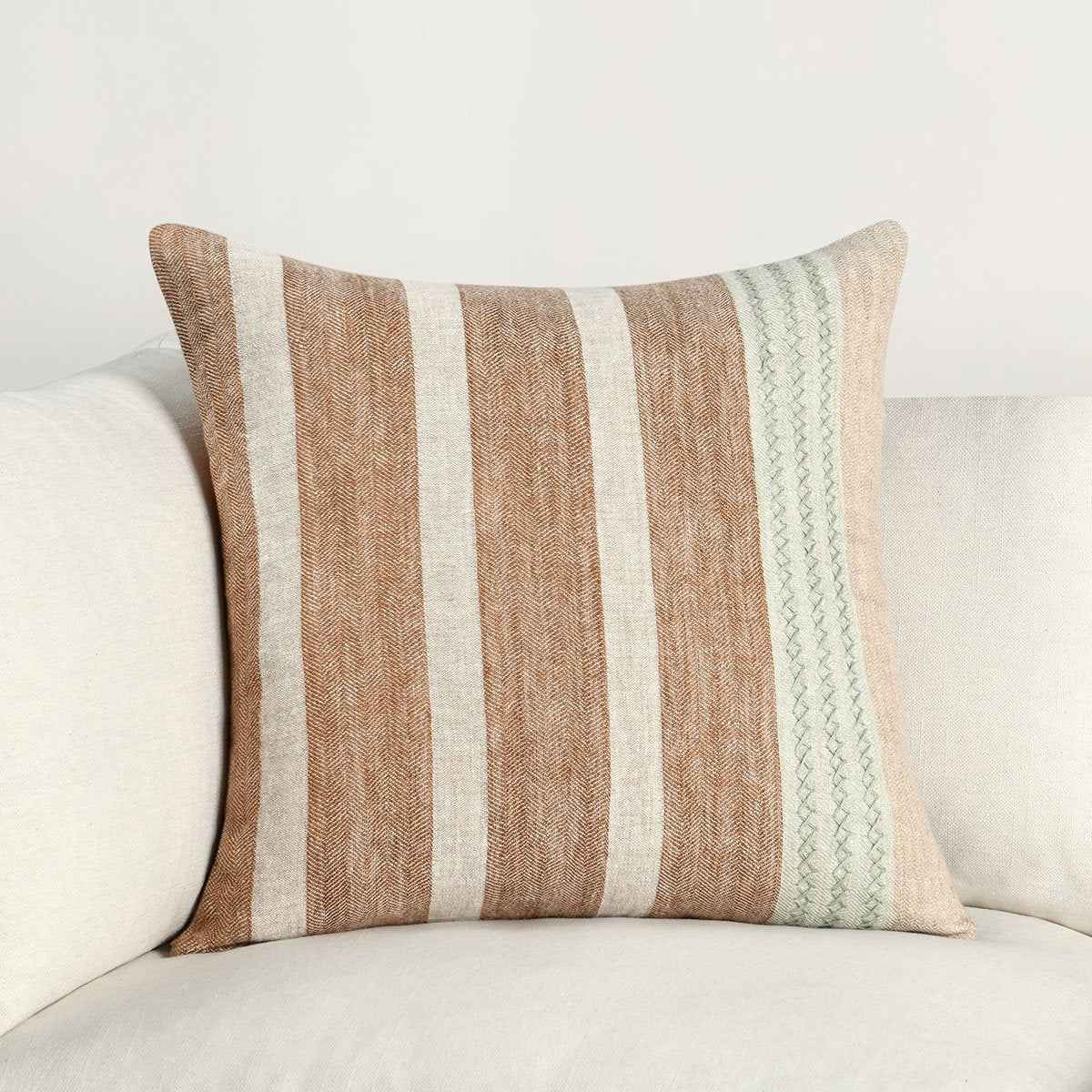 BW Sherry Hazel/ Natural 22x22 Throw Pillow (Set of 2) by Classic Home at Eve Furniture