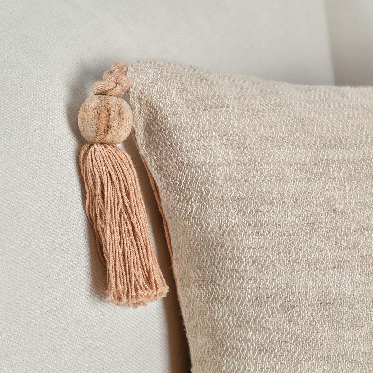 BW Sherry Solid Natural/Hazel 14x26 Throw Pillow (Set of 2) by Classic Home at Eve Furniture