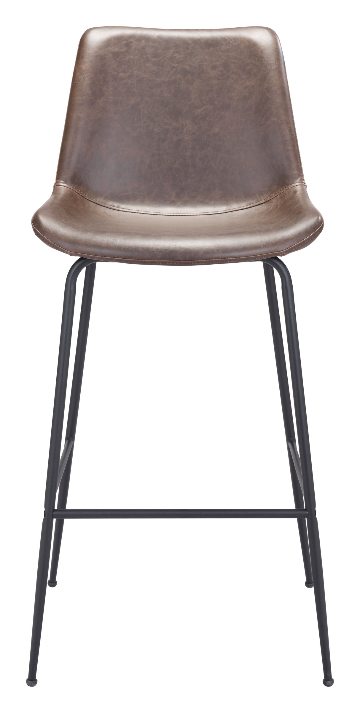 Byron Brown Barstool by Zuomod at Eve Furniture