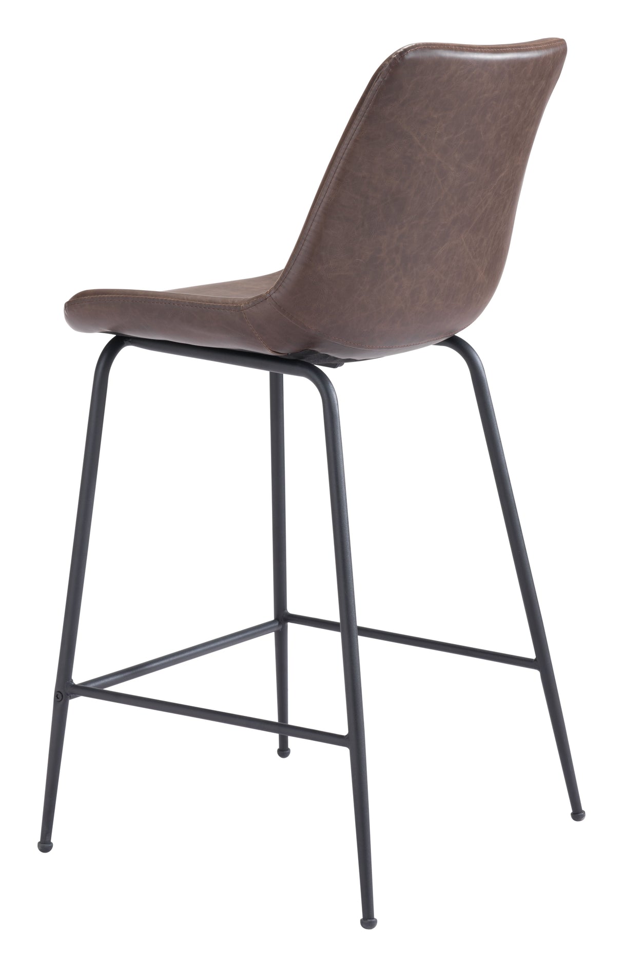 Byron Brown Counter Stool by Zuomod at Eve Furniture