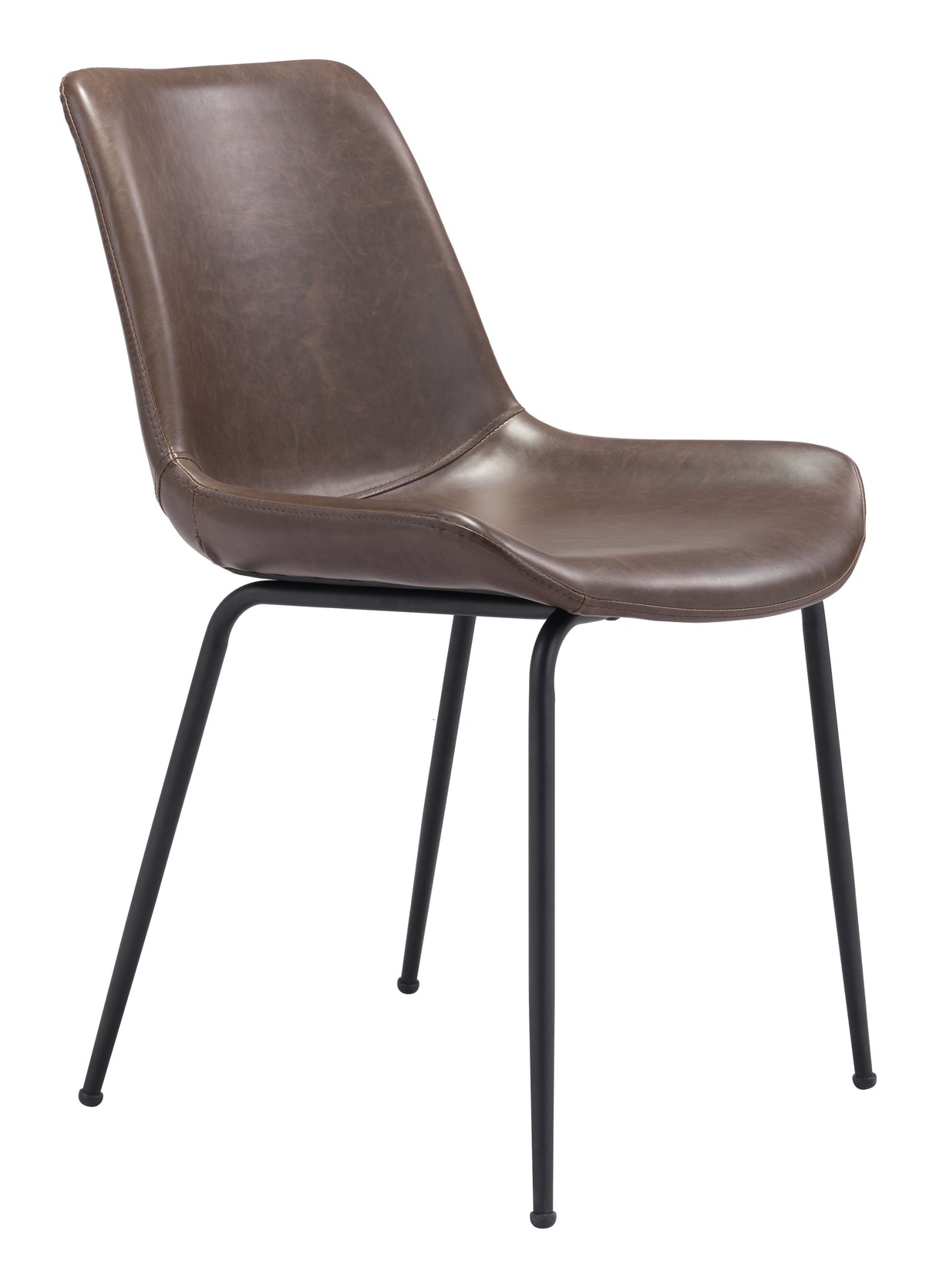 Byron Brown Dining Chair (Set of 2) by Zuomod at Eve Furniture
