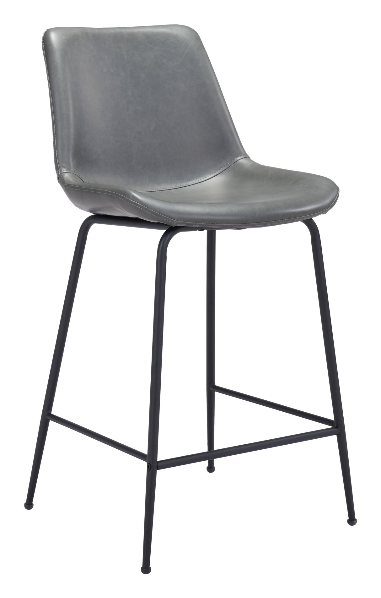 Byron Gray Counter Stool by Zuomod at Eve Furniture