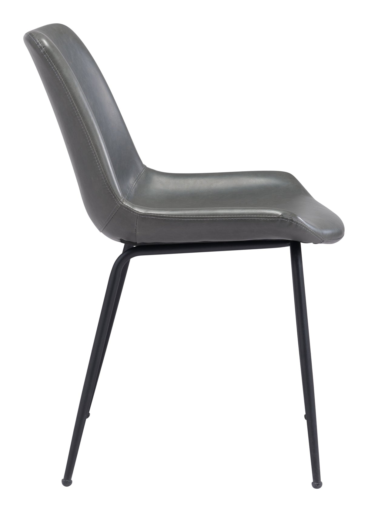 Byron Gray Dining Chair (Set of 2) by Zuomod at Eve Furniture