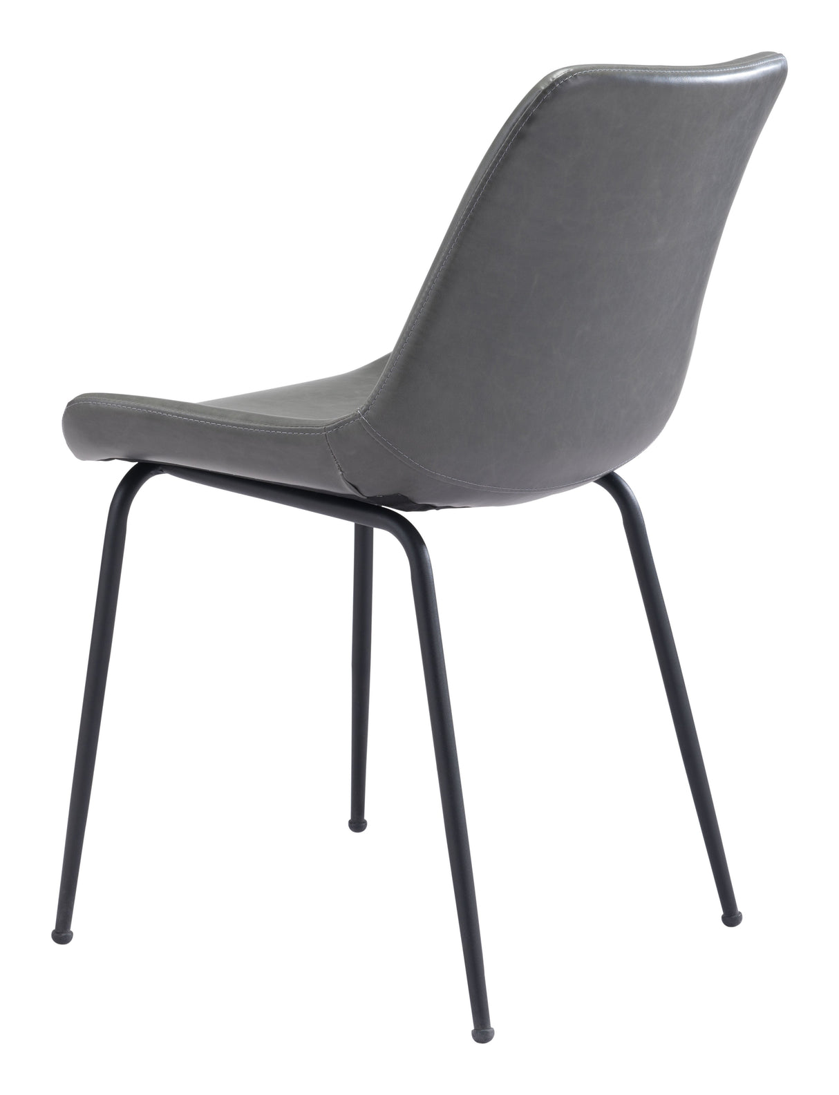 Byron Gray Dining Chair (Set of 2) by Zuomod at Eve Furniture