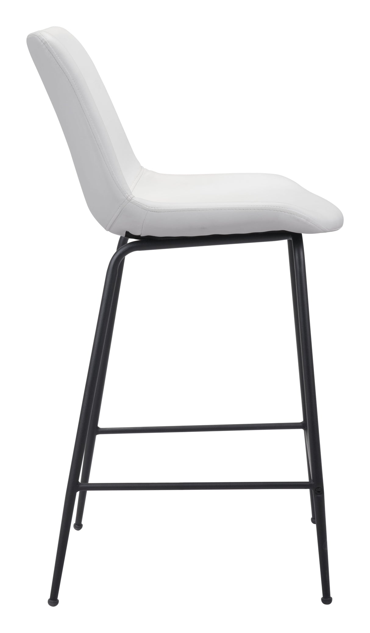 Byron White Counter Stool by Zuomod at Eve Furniture