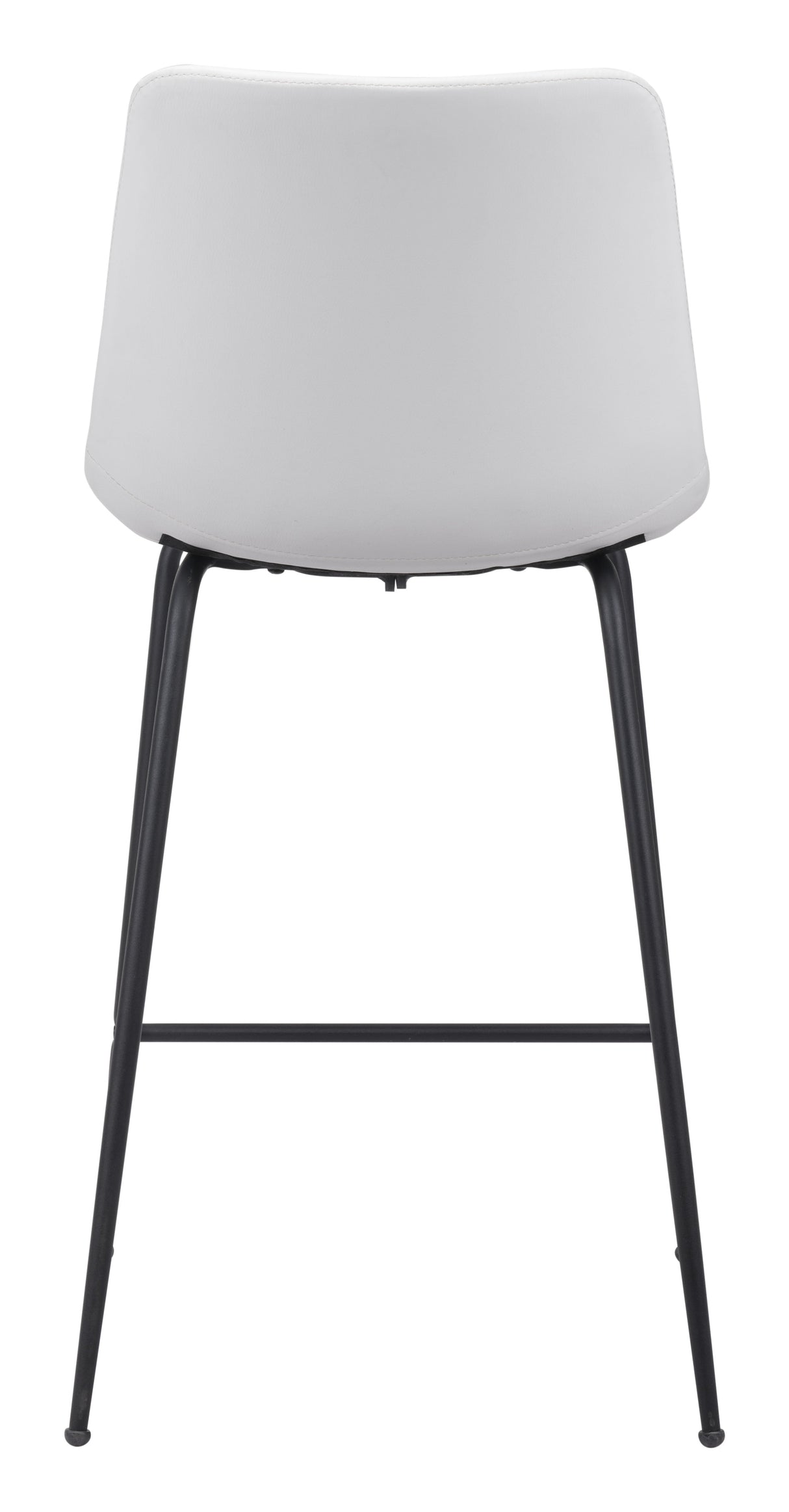 Byron White Counter Stool by Zuomod at Eve Furniture