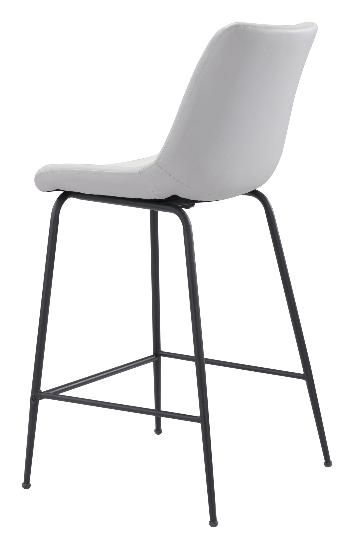 Byron White Counter Stool by Zuomod at Eve Furniture