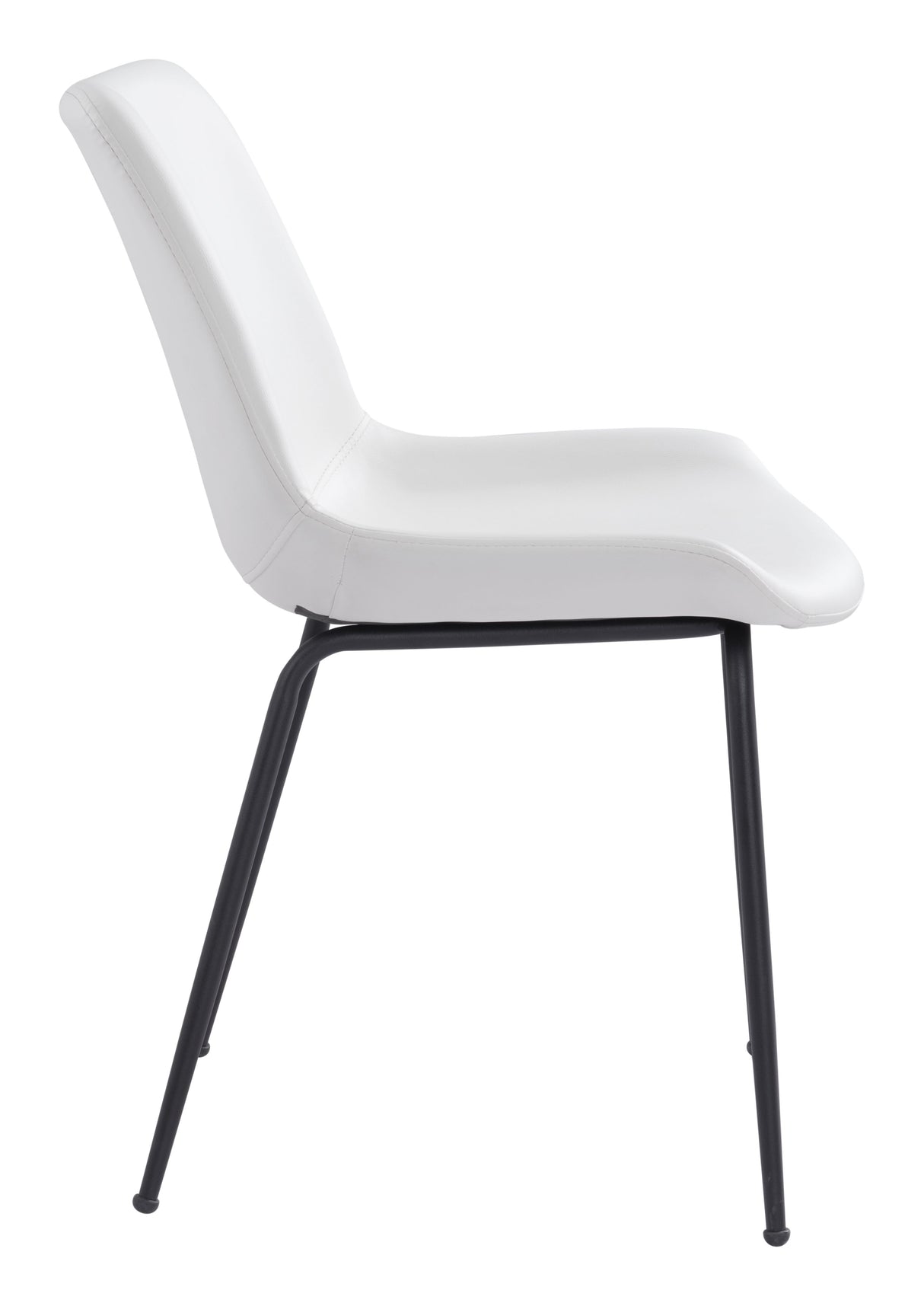 Byron White Dining Chair (Set of 2) by Zuomod at Eve Furniture