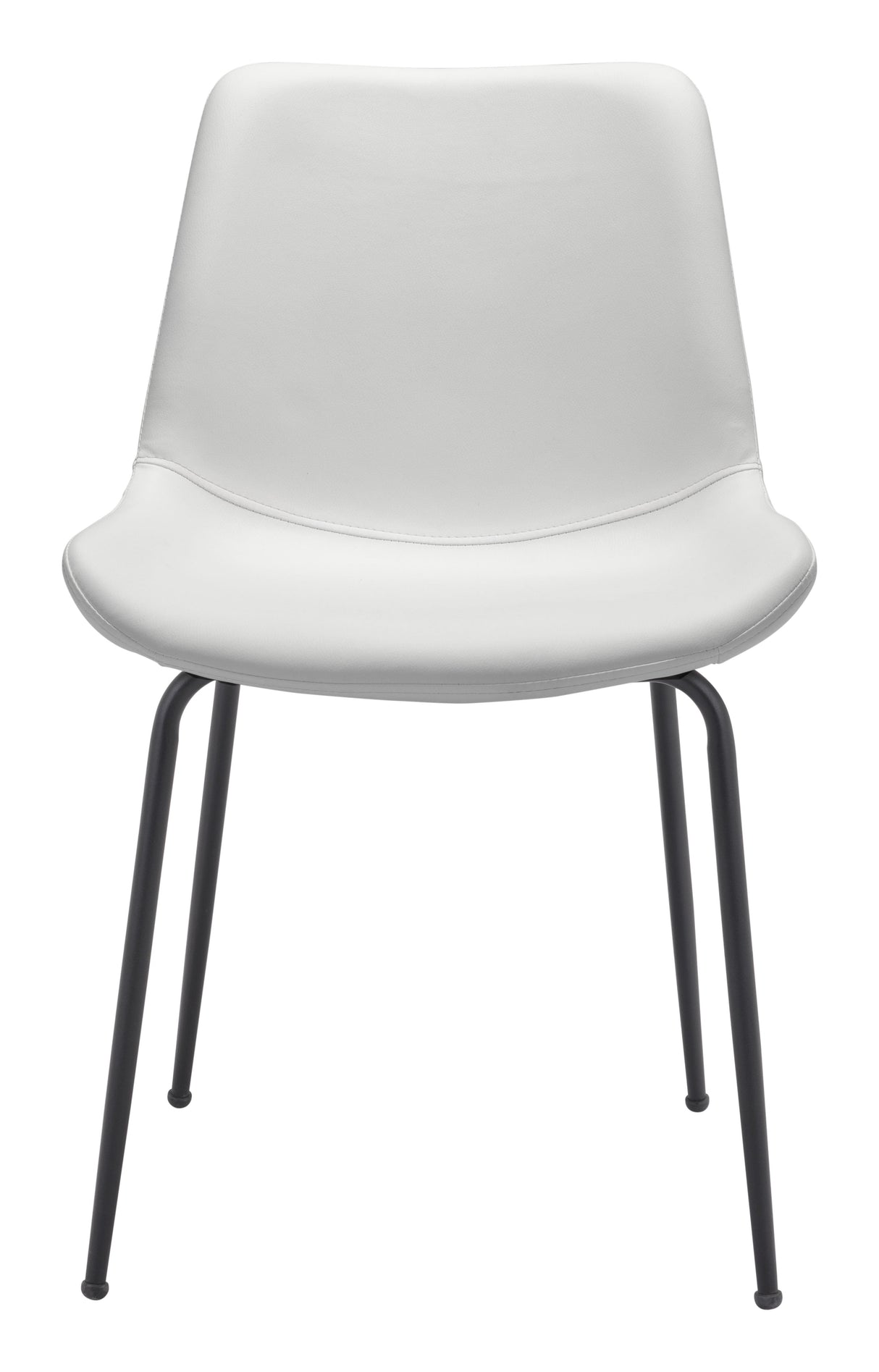 Byron White Dining Chair (Set of 2) by Zuomod at Eve Furniture