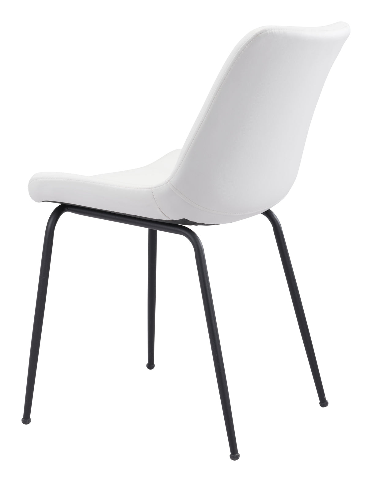 Byron White Dining Chair (Set of 2) by Zuomod at Eve Furniture