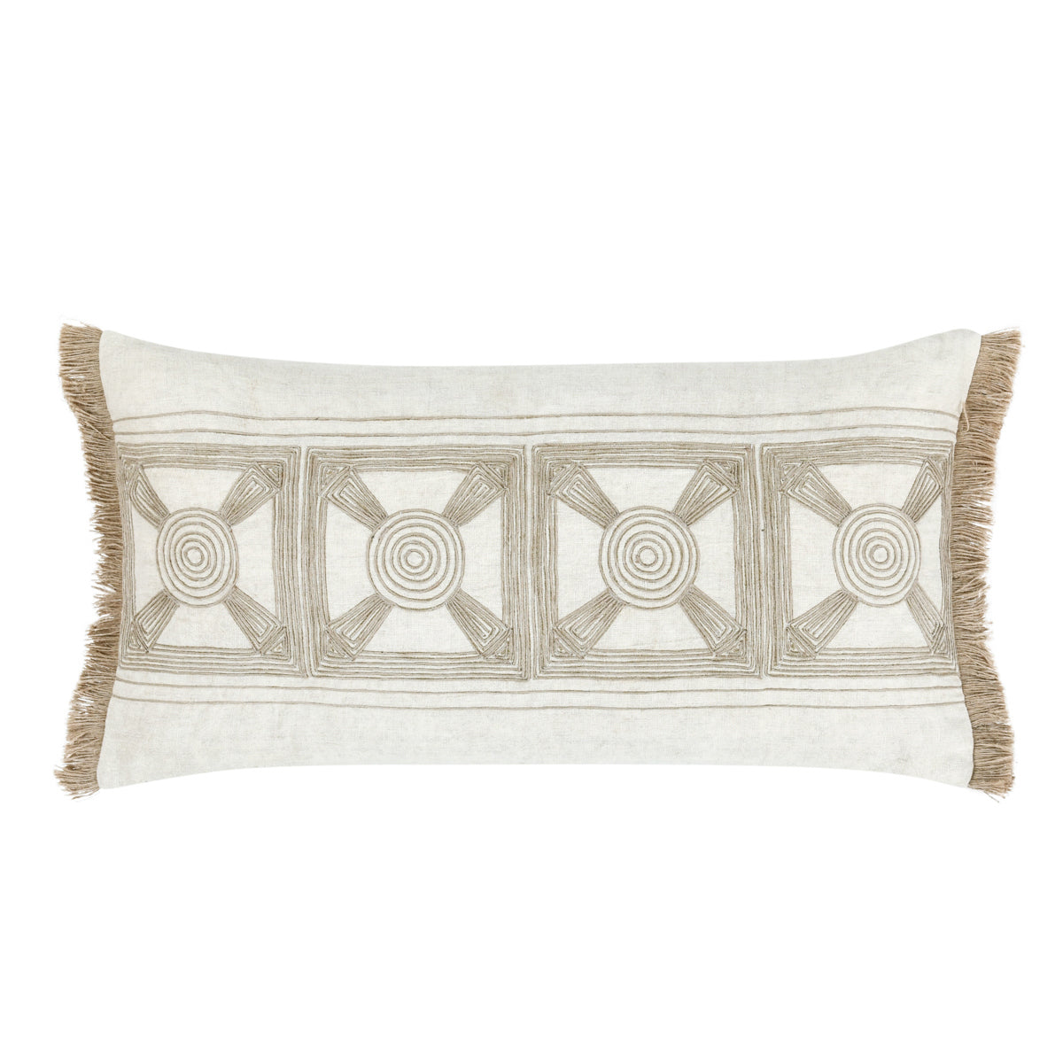 CA Baia Natural Multiple Sizes Throw Pillow (Set of 2) by Classic Home at Eve Furniture