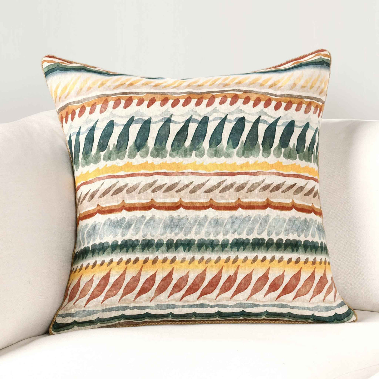CA Cetara Blue Multi 22x22 Throw Pillow (Set of 2) by Classic Home at Eve Furniture