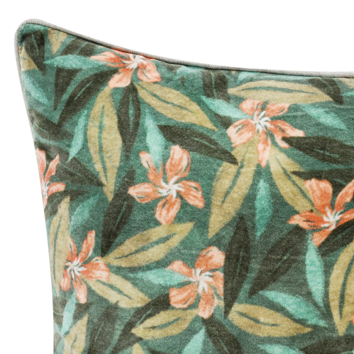 CA Lamia Green Multi 22x22 Throw Pillow (Set of 2) by Classic Home at Eve Furniture