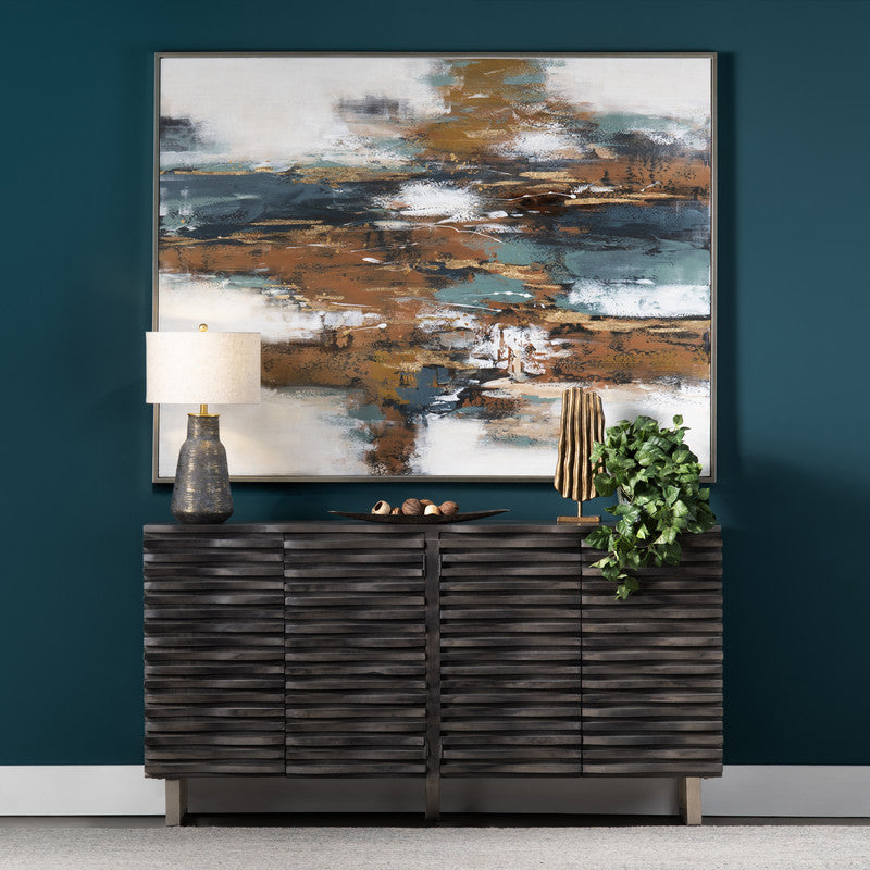 Cabalerro Wave Gray Sideboard by Crestview at Eve Furniture