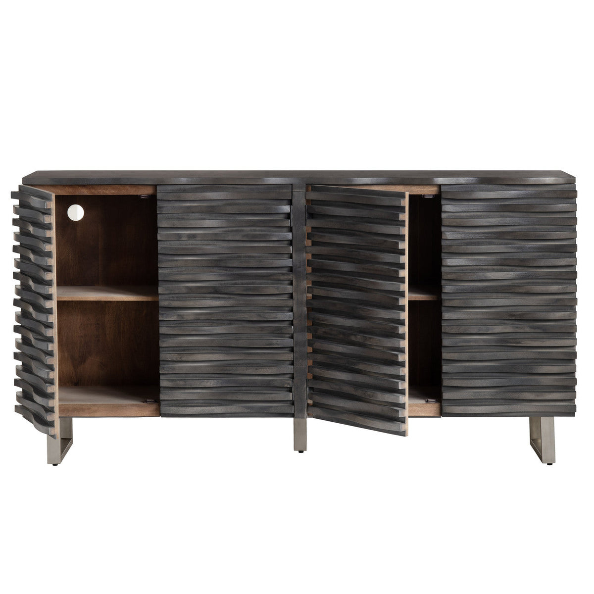 Cabalerro Wave Gray Sideboard by Crestview at Eve Furniture