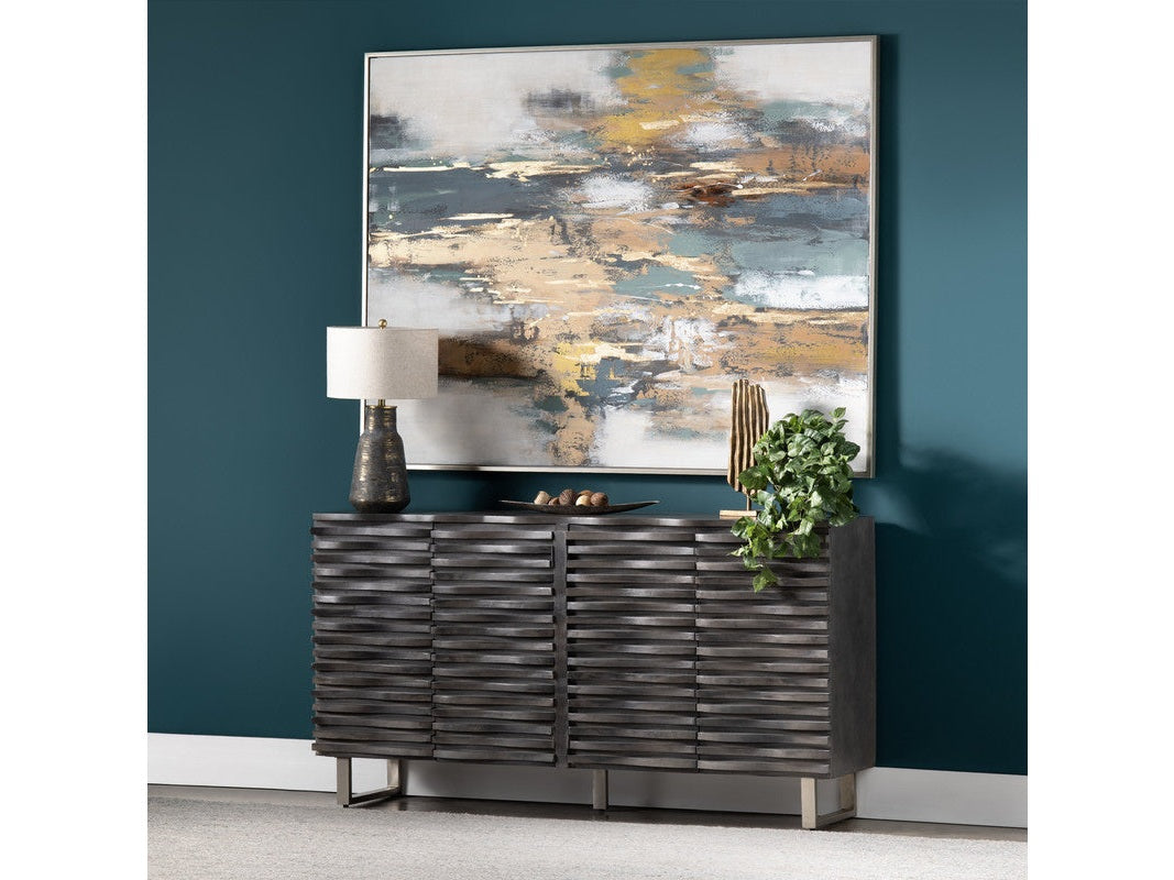 Cabalerro Wave Gray Sideboard by Crestview at Eve Furniture