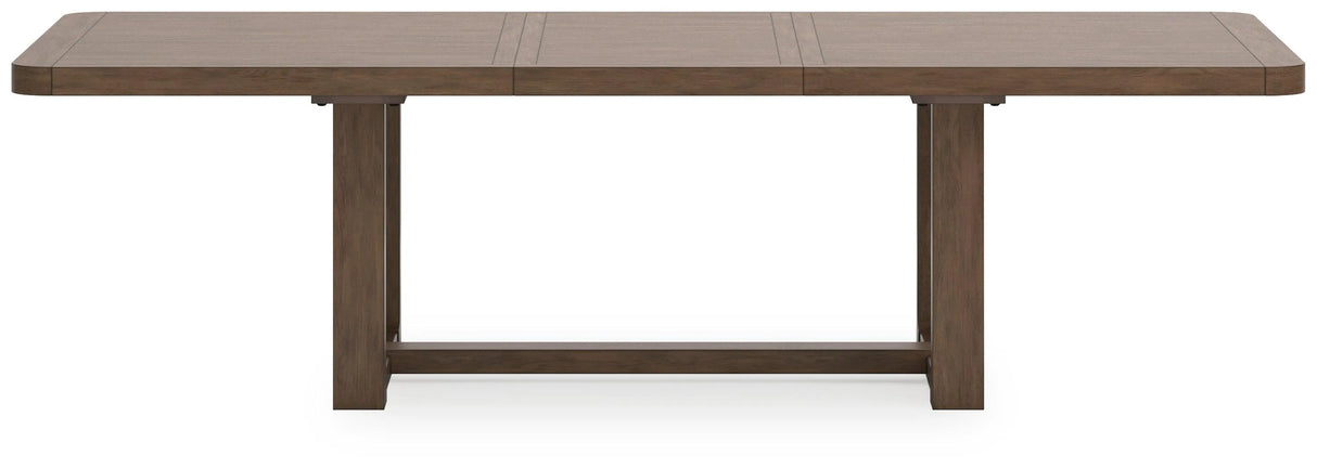 Cabalynn Light Brown Dining Extension Table by Ashley at Eve Furniture