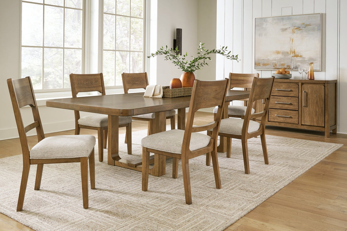 Cabalynn Light Brown Dining Server by Ashley at Eve Furniture