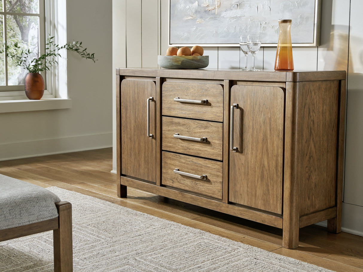 Cabalynn Light Brown Dining Server by Ashley at Eve Furniture
