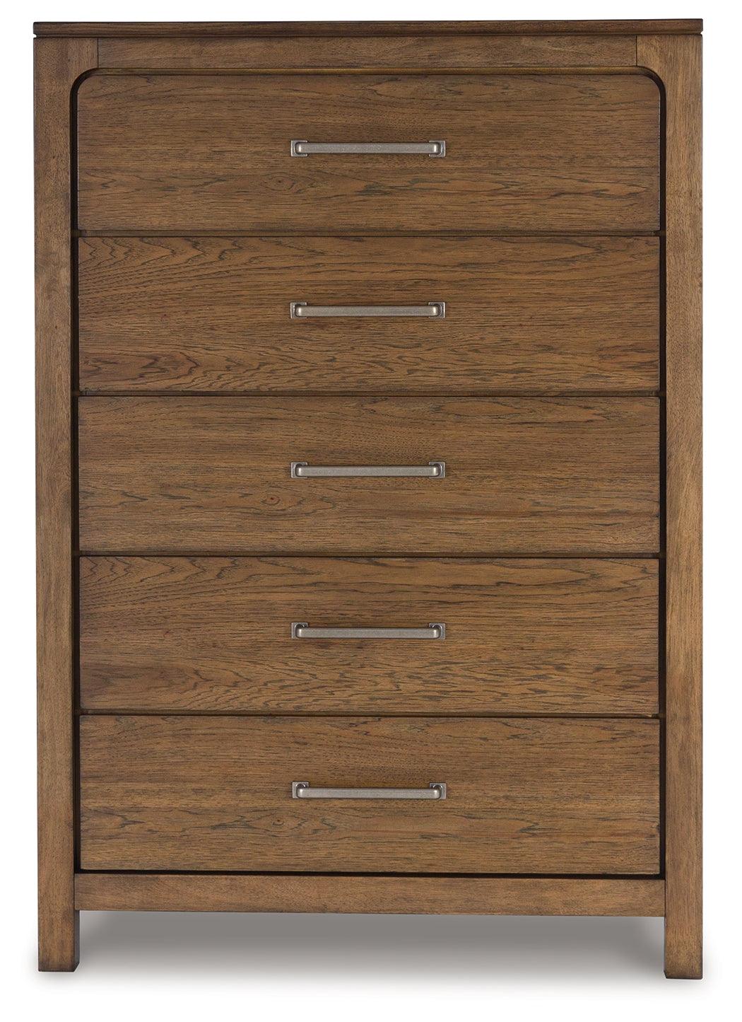 Cabalynn Light Brown Chest of Drawers by Ashley at Eve Furniture