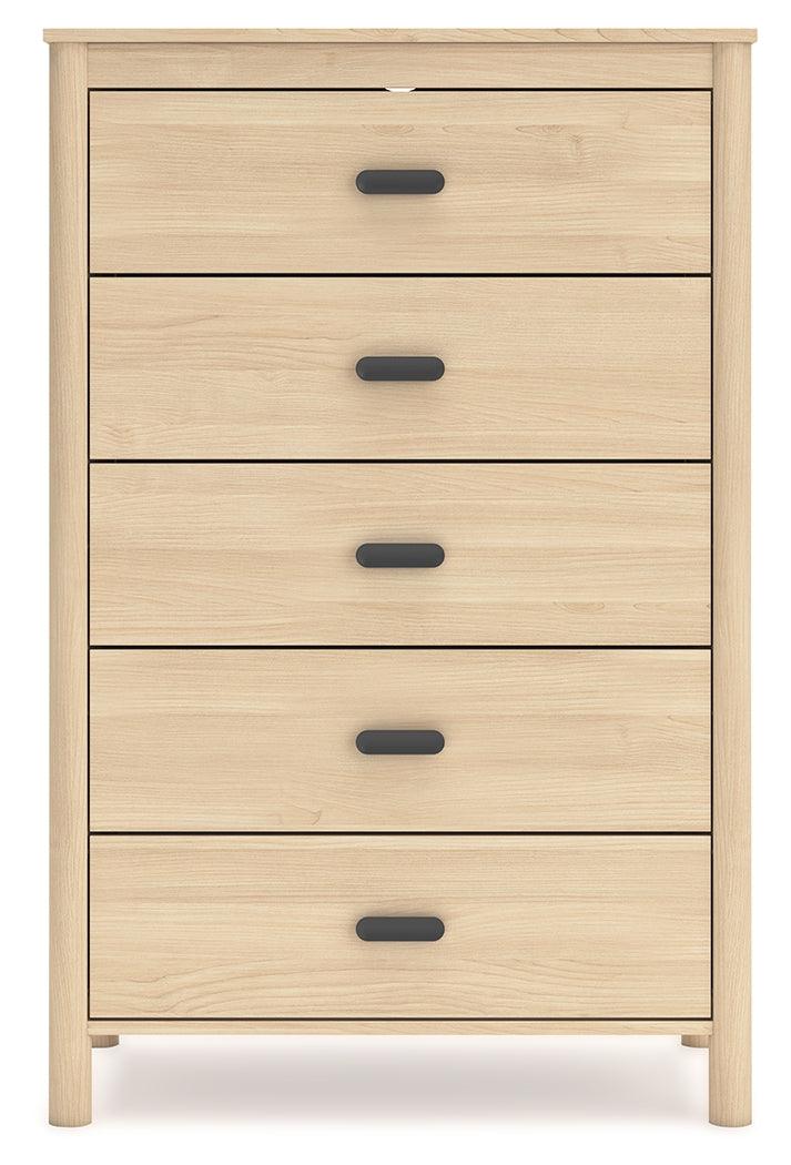 Cabinella Tan Chest of Drawers by Ashley at Eve Furniture