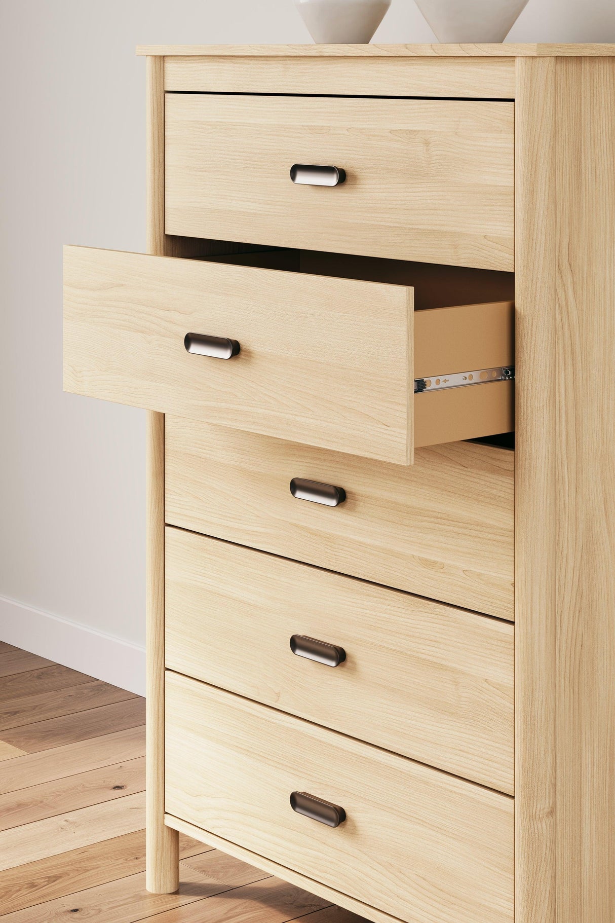 Cabinella Tan Chest of Drawers by Ashley at Eve Furniture