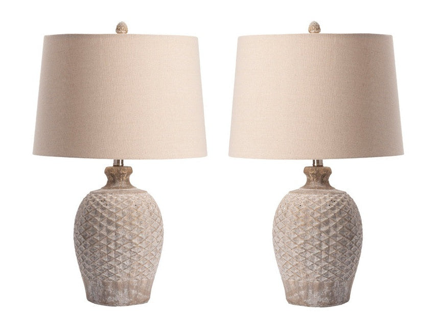 Cabos Natural Table Lamp (Set of 2) by Crestview at Eve Furniture
