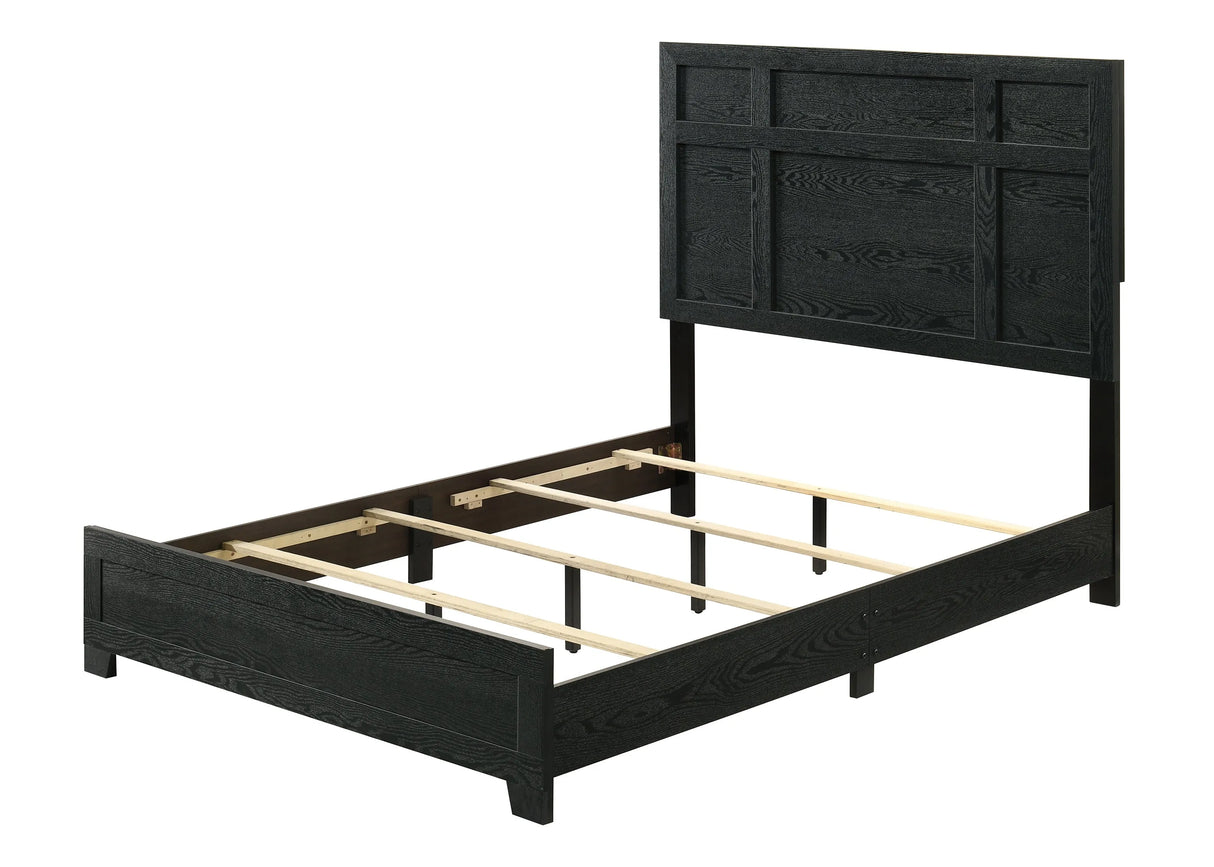 Cadence Black Panel King Bed by Crown Mark at Eve Furniture