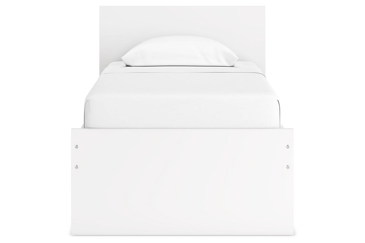 Cadmori Black/White Upholstered Platform Bedroom Set by Ashley at Eve Furniture