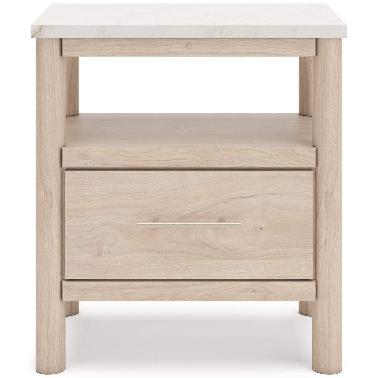 Cadmori Tan/Beige Upholstered Platform Bedroom Set by Ashley at Eve Furniture