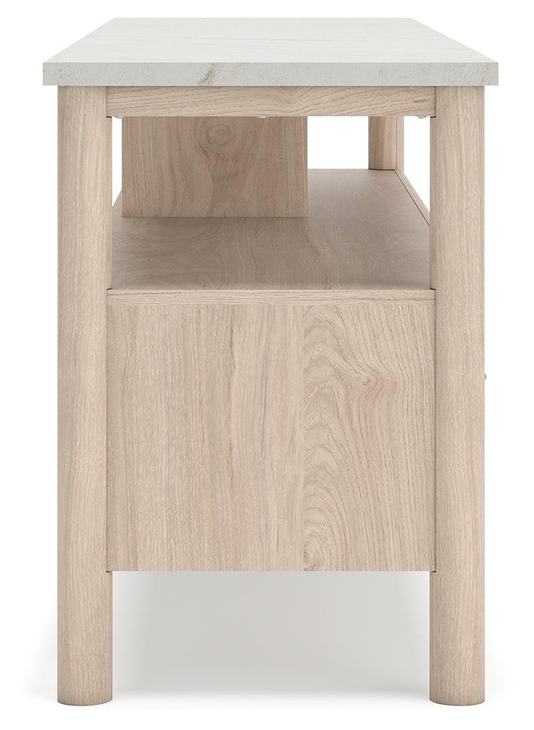 Cadmori Two-tone 71" TV Stand by Ashley at Eve Furniture