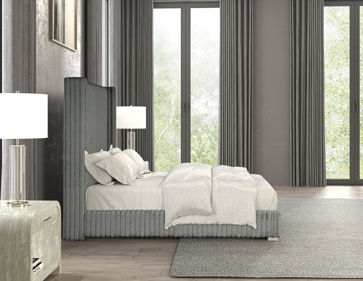 Cadwell Gray Twin Bed by Furniture of America at Eve Furniture