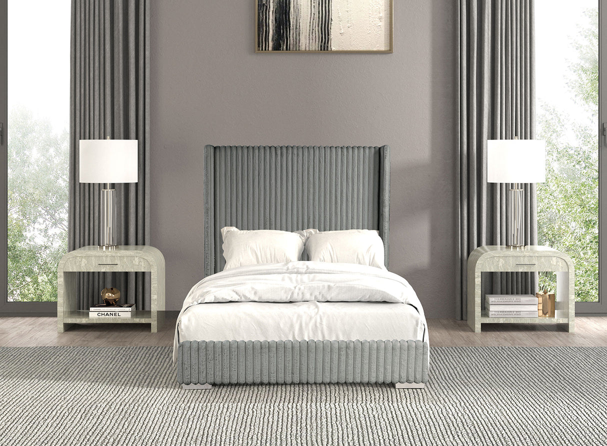 Cadwell Gray Twin Bed by Furniture of America at Eve Furniture