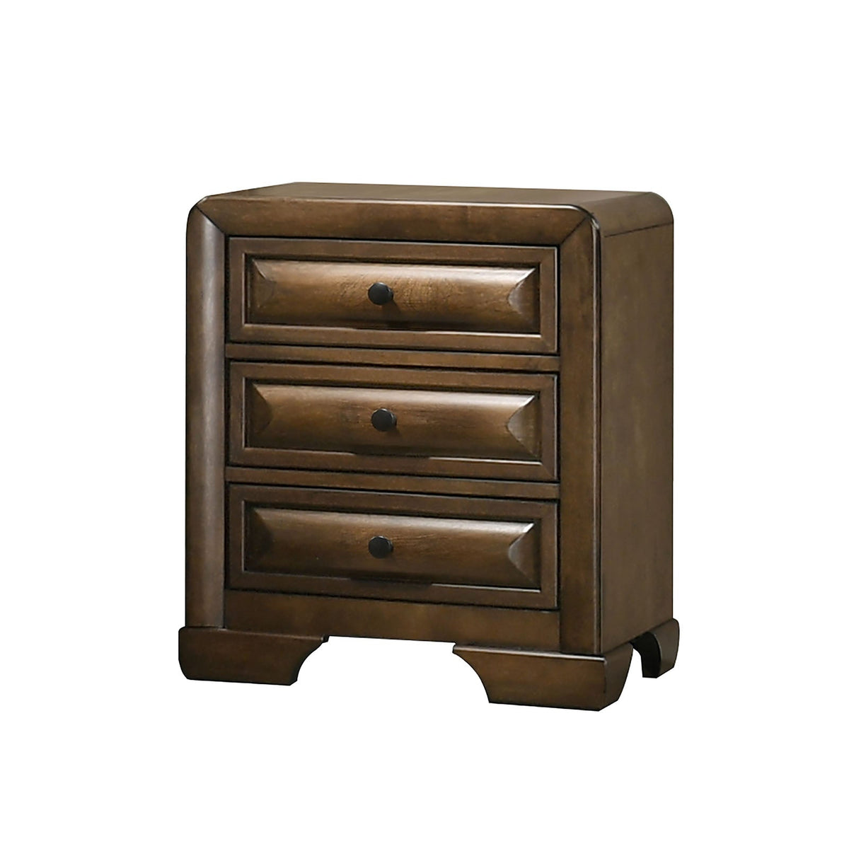 Caerwys Brown/Light Gray 5-Piece Queen Bedroom Set by Furniture of America at Eve Furniture