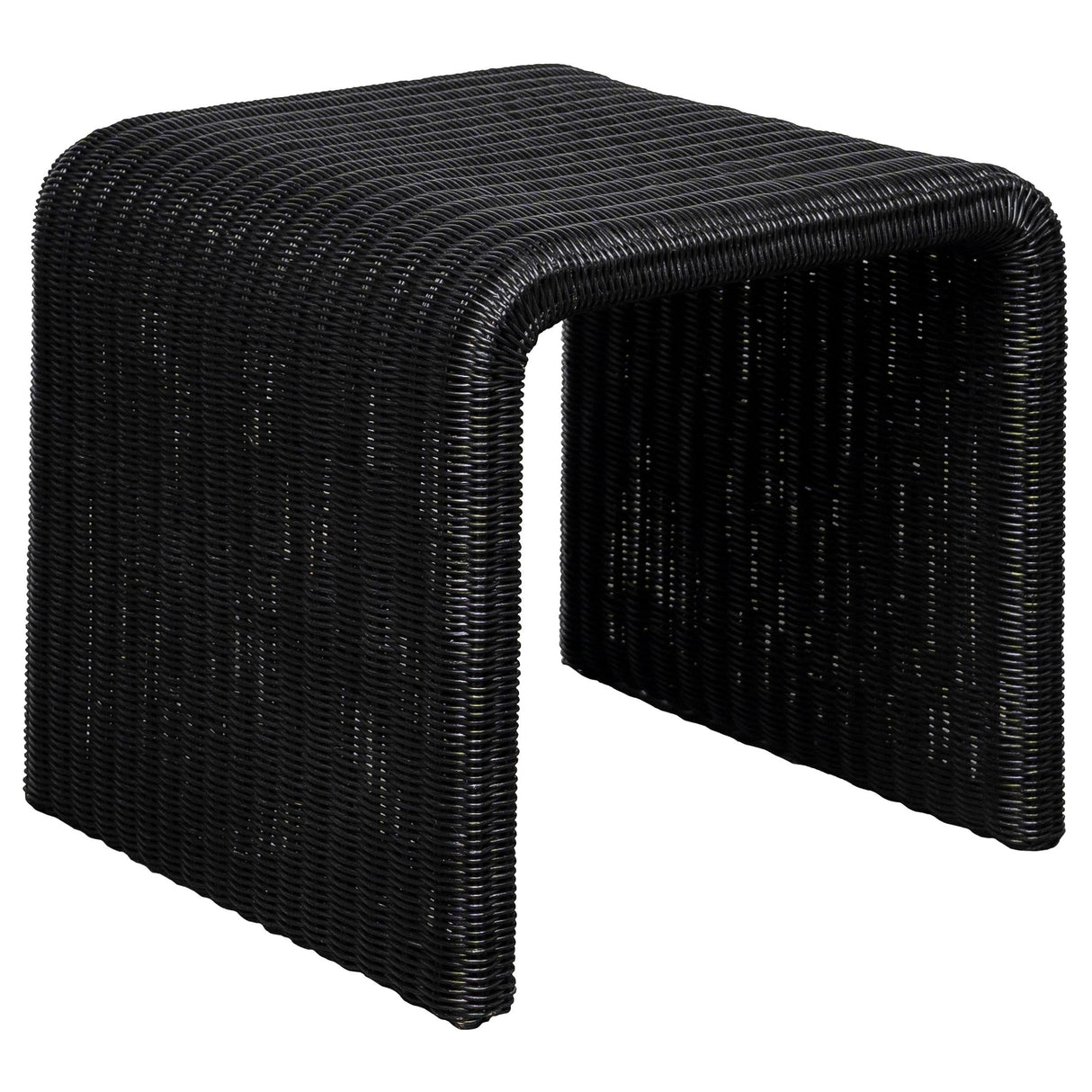 Cahya Black 2-Piece Rattan Coffee and End Table Set by Coaster at Eve Furniture